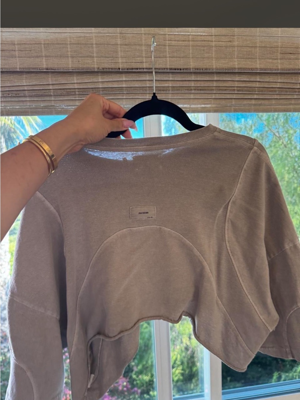 Joah Brown Cropped top in Taupe